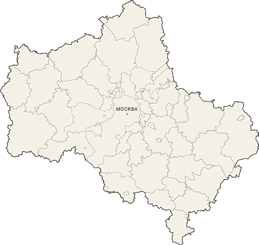 Карта московской области